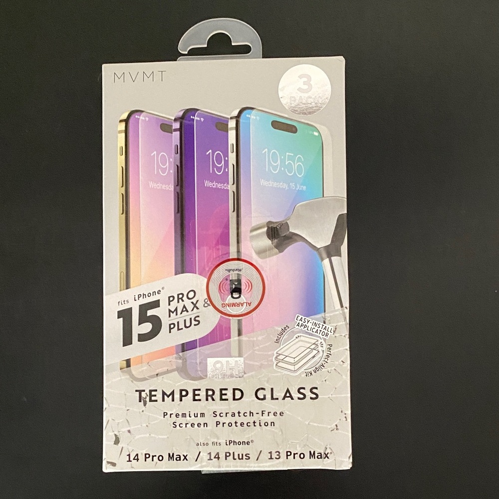 MVMT Screen Protector for iPhone 15 ProMax & Plus